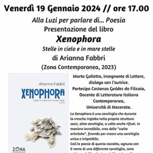 “Xenophora” alla Biblioteca Mario Luzi di Firenze